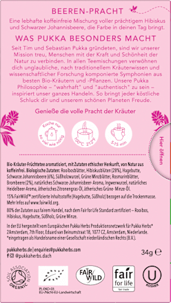 Kräutertee "Morning Berry" (20 Beutel) pukka