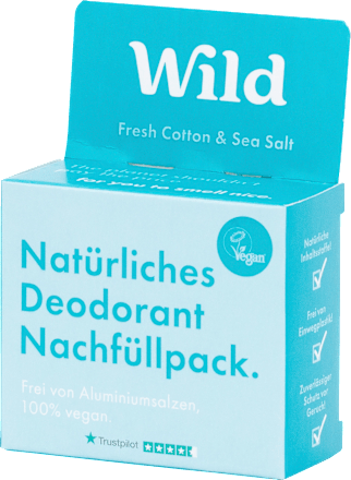 Deostick Fresh Cotton und Sea Salt Nachfüller Wild