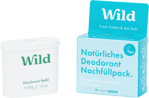 Deostick Fresh Cotton und Sea Salt Nachfüller Wild