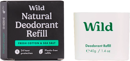 Férfi deo stift utántöltő pamut és tengeri só illattal Wild