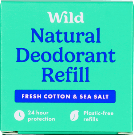 Deo stift utántöltő pamuttal és tengeri sóval Wild