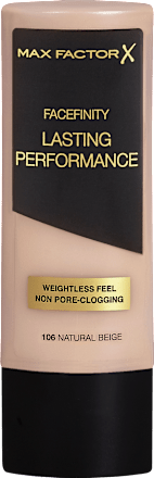 Foundation Facefinity Lasting Performance 106 Natural Beige MAX FACTOR