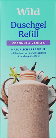 Duschgel Coconut & Vanilla, Nachfüllpack Wild