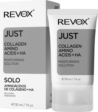 Soluzione idratante viso con collagene, amminoacidi e acido ialuronico REVOX B77