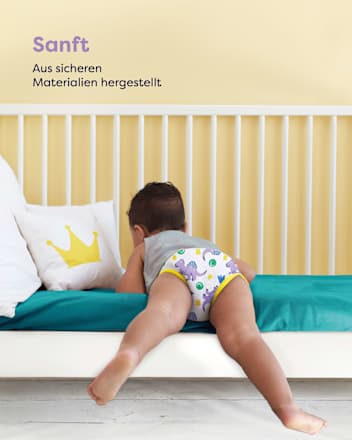 Töpfchen-Trainingshose wiederverwendbar, 3-4 Jahre, lila/bunt Bambino Mio