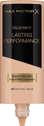 Foundation Facefinity Lasting Performance 106 Natural Beige MAX FACTOR