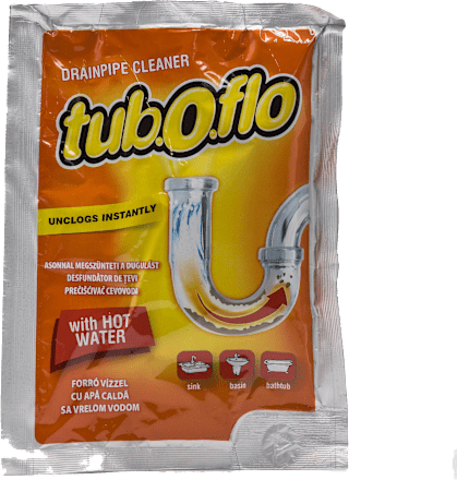 Granule pentru desfundat țevile cu apă caldă tub.O.flo