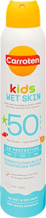 Napozó spray gyerekeknek FF50, Kids Wet Skin Carroten