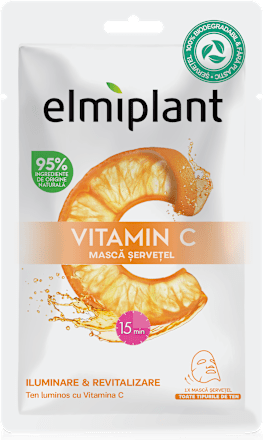 Mască șervețel cu vitamina C Elmiplant