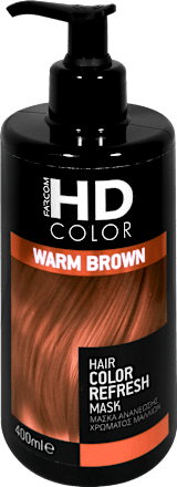 HD COLOR WARM BROWN - maska za kosu  FARCOM
