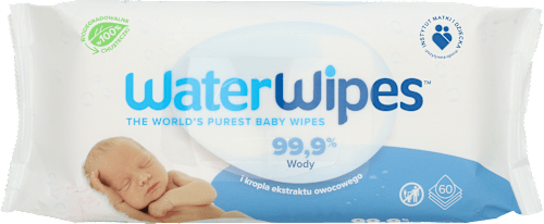 Chusteczki BIO nawilżane wodne WaterWipes