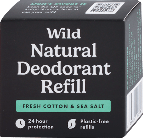 Náplň do pánskeho dezodorantu Fresh Cotton & Sea Salt Wild