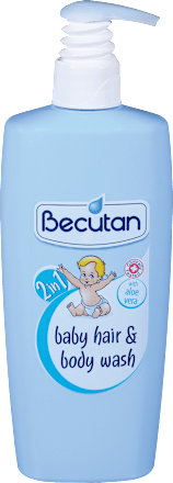 Otroški šampon in peneča kopel 2v1 Becutan