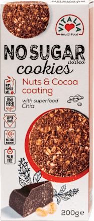 Zobeni keksi - Nuts & Cocoa coating VITALIA