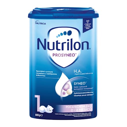 počáteční mléčná kojenecká výživa 1 HA Prosenyo 0m Nutrilon