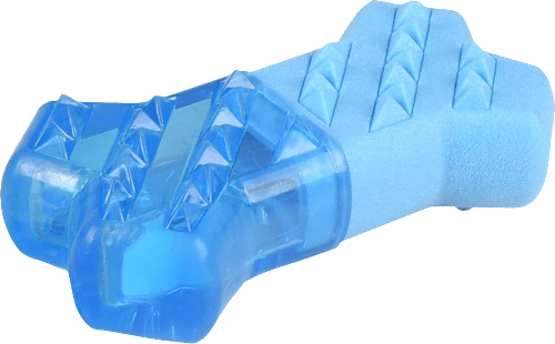 Hundespielzeug "Fresk Snowy" Knochen blau  Flamingo