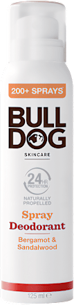 Deodorant v spreju z vonjem bergamotke in sandalovine BULLDOG