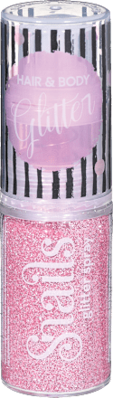 Pršilo z bleščicami za telo in lase Light Pink Snails