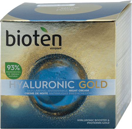 Hyaluronic Gold noćna krema za lice bioten