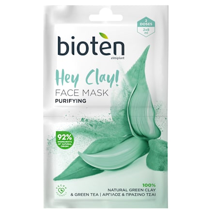 Maska za lice - zelena glina  bioten