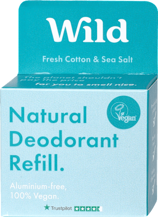 Deodorante stick ricarica Fresh cotton & Sea salt Wild