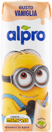 Bevanda di soia minions gusto vaniglia alpro
