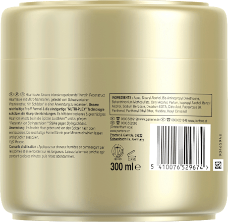 Haarmaske Keratin Repair & Care PANTENE PRO-V