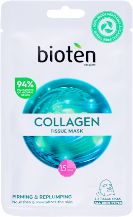 Шийт-маска за лице Collagen bioten