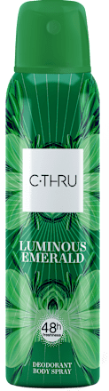  Deodorant spray LUMINOUS EMERALD C-thru