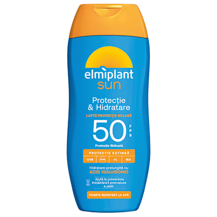 Loțiune pentru protecție solară SPF50 Elmiplant