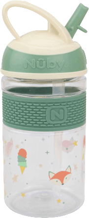 Strohhalmflasche Tritan 360 ml sortiert Nûby