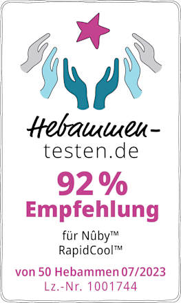 Ab-Kühlflasche RapidCool tragbar 240 ml Nûby