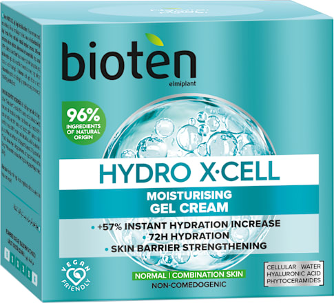 Хидратиращ дневен крем за лице Hydro X-Cell bioten