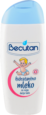 Hidratantno mleko za za negu dečije kože, od rođenja Becutan