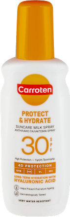 PROTECT & HYDRATE mleko za zaštitu od sunca u spreju, SPF 30 Carroten