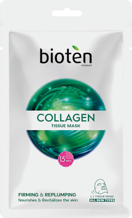 Шийт-маска за лице Collagen bioten