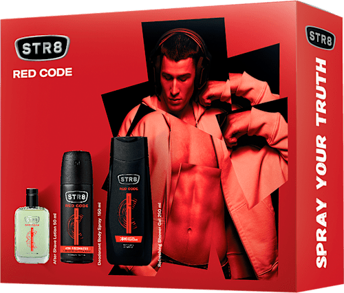 RED CODE poklon set SPRAY YOUR TRUTH  STR8