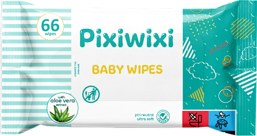 Vlažne maramice za djecu - aloe vera Pixiwixi