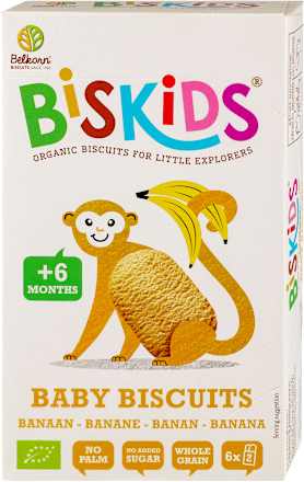 Detské banánové sušienky BisKids
