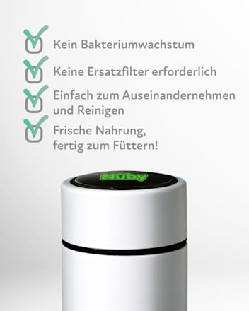 Kühldekanter RapidCool tragbar, 240 ml Nûby
