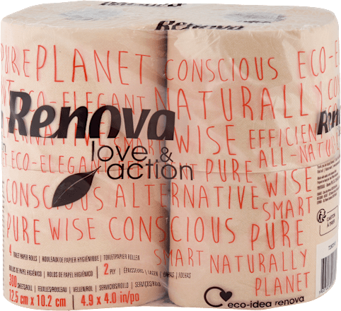 Toaletný papier love & action 4x300 Renova