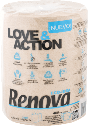 Papierová rolka, kuchynské utierky Love & Action Renova