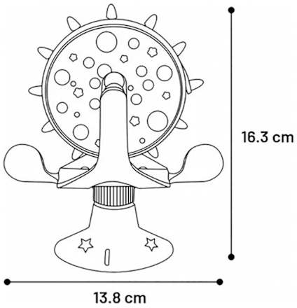 Katzenspielzeug Snackspender für Katzen Flamingo