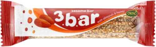 Energetska pločica - badem i susam, bez glutena ORINO