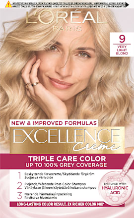 Vopsea de păr permanentă cu amoniac 9 L'ORÉAL PARiS EXCELLENCE Creme