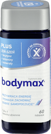 Suplement diety dla osób aktywnych, niwelujący zmęczenie, tabletki  BODYMAX