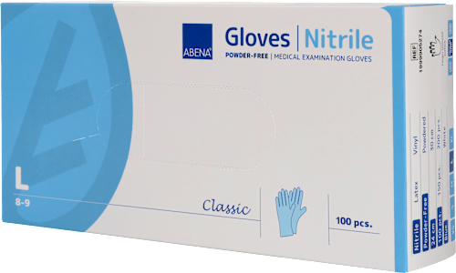 Einmal-Handschuhe Nitril blau Gr. L ABENA