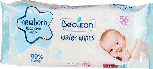 newborn dječije vlažne maramice s 99% vode Becutan