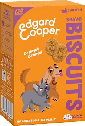 Hundeleckerli mit Huhn, Biscuits, Adult Edgard & Cooper