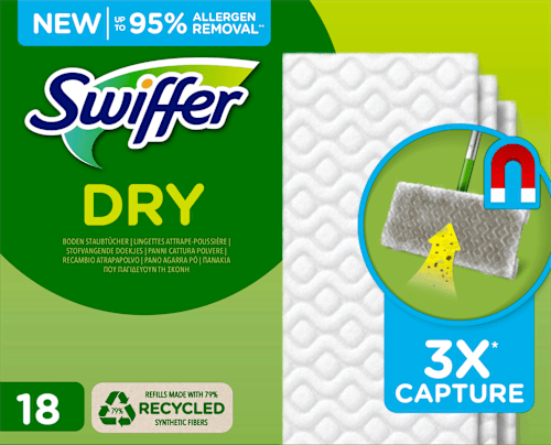 Trockene Bodentücher Swiffer